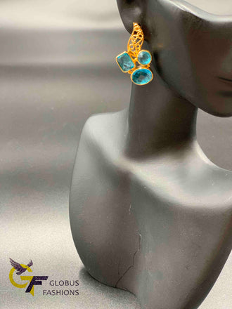 Beautiful multicolor stones earrings