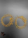 Rose gold Kundan stones with multicolor stones and pearls anklets