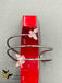 Pink Stones butterfly design silver bracelet