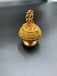 Multicolor stones flower design kumkum and turmeric box