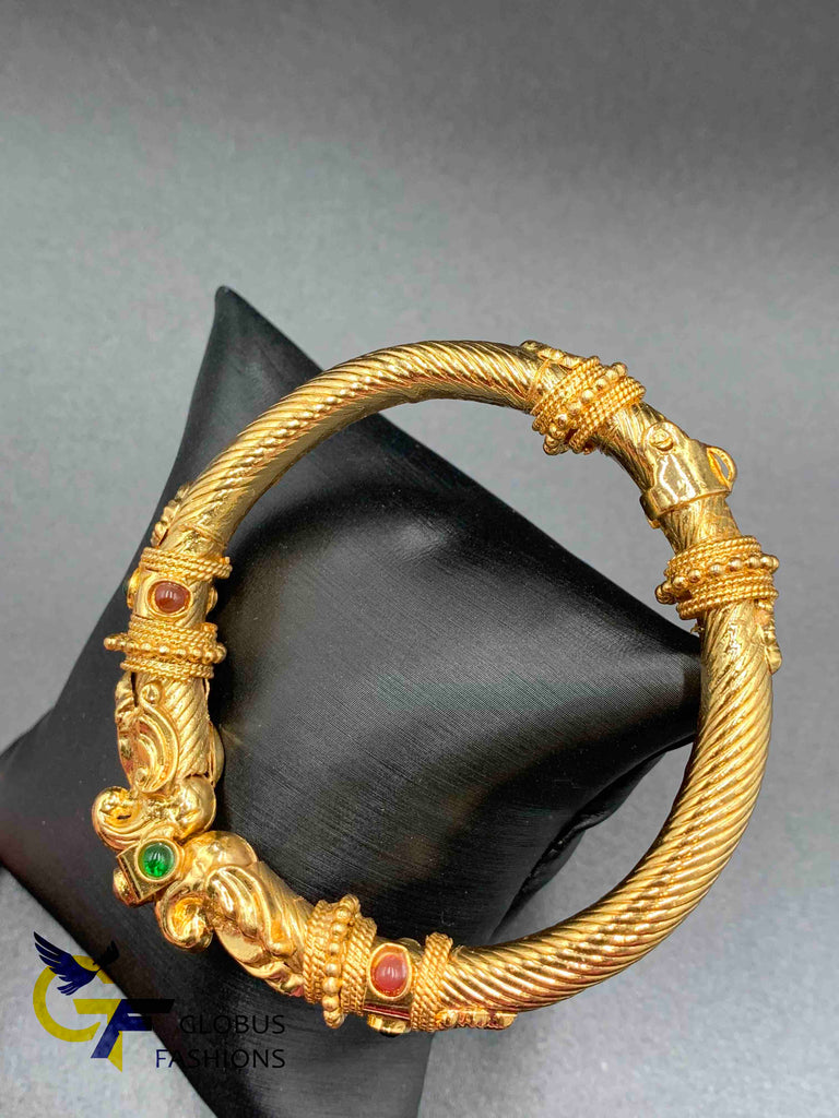 Antique look elegant with multicolor Stones Kada Bangle