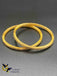 Thick two-line cz stones set of two bangles