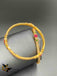 The multicolor stone flower design with cz stones set of two bangles