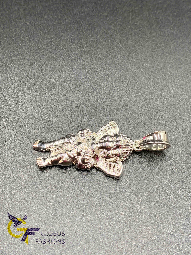 Full silver color lord Ganapathy pendant