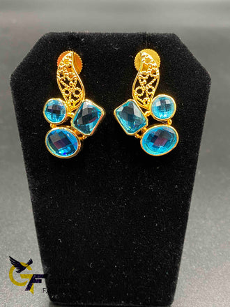 Beautiful multicolor stones earrings