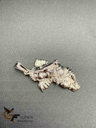 Cute Ganesha silver pendant