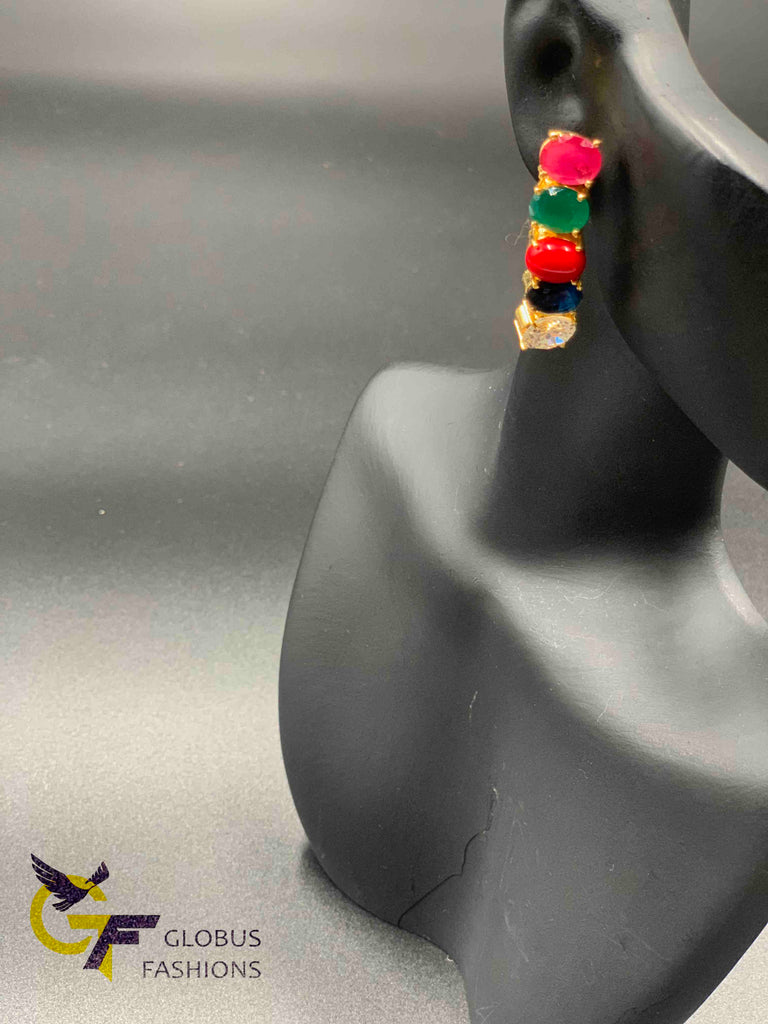 Cute multicolor stones necklace set