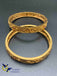 Simple design traditional antique look set of two bangles