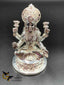 Full silver-coated Lakshmi God idol