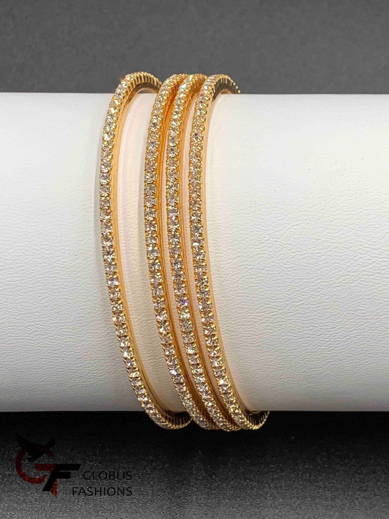 Full CZ stones set of four bangles