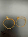 Multicolor Stones gold anklets