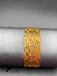 Very simple and elegant simple cut design gold bangles