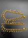 Antique look anklets with pearls and square type Kundans