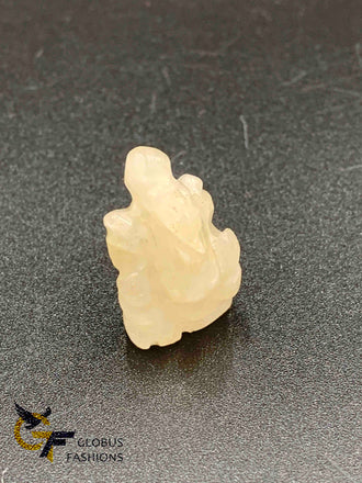 White Crystal lord Ganesha Idol