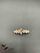 White stones and pearls hair clip