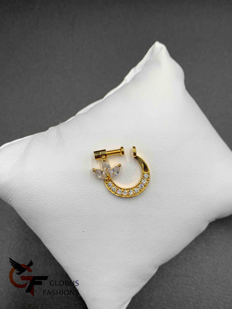 Cz stones, Ruby and multicolor stones nose rings