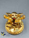 Cute gold ganesh idol