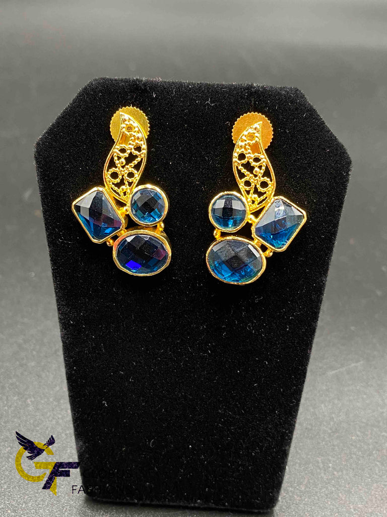 Beautiful multicolor stones earrings