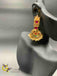 Traditional look multicolor stones with pearls necklace set