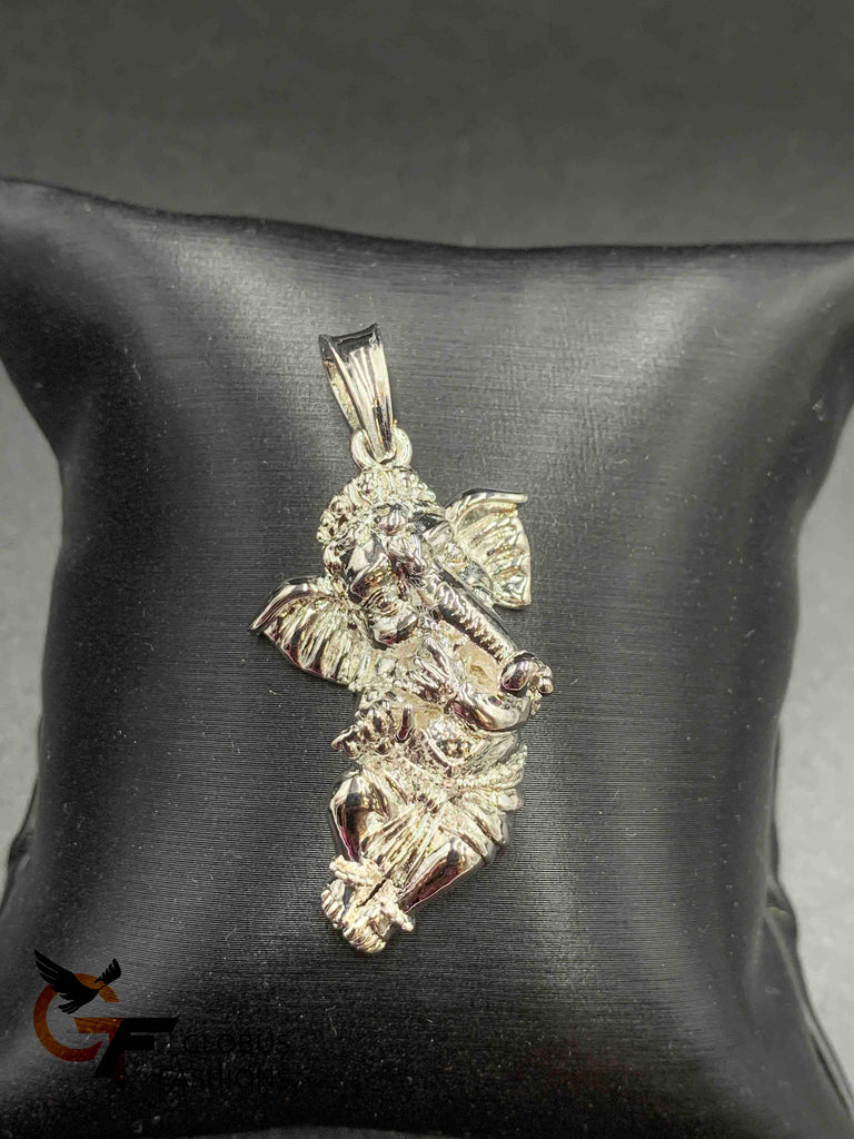 Cute Ganesha silver pendant