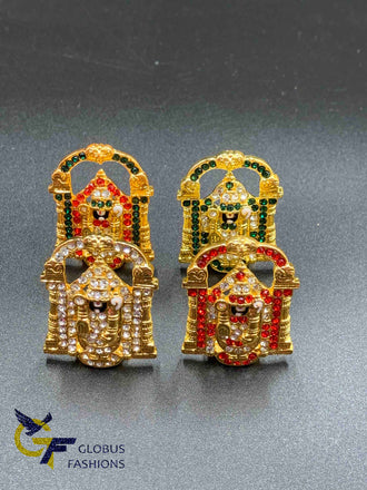 Different color stones Balaji car idols