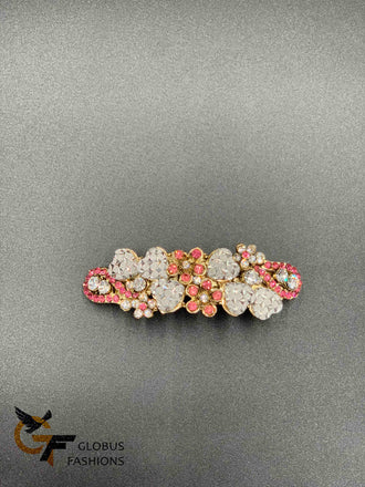 Simple and elegant flower design hair clip