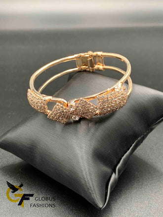 Cute cz stones bangle bracelet