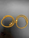 Simple design plain gold anklets