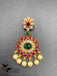 Multicolor Stones with Pearls Pendant