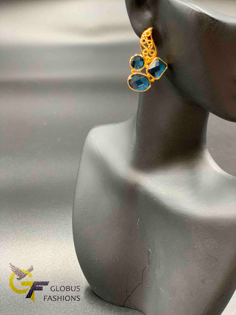 Beautiful multicolor stones earrings