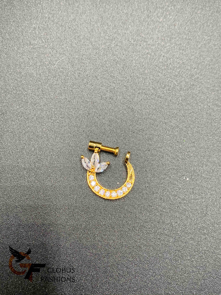 Cz stones, Ruby and multicolor stones nose rings