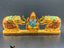 Elegant enamel paint Ganesh with elephants