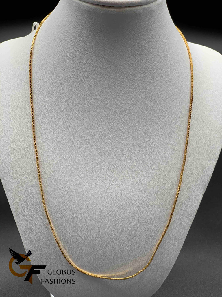 Plain gold simple chain