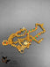 Enamel Paint with gold simple design anklets