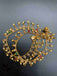 Rose gold Kundan stones with multicolor stones and pearls anklets