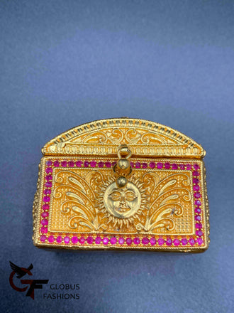 Traditional Lakshmi design kumkum box