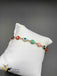 Multicolor evil eye single anklet/bracelet