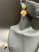 Cz stones and emeralds and multicolor stones jumka earrings