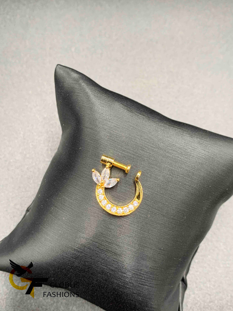 Cz stones, Ruby and multicolor stones nose rings