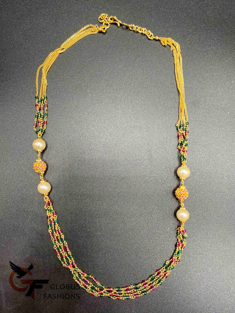 Multiple string multicolor Beads Chain
