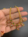 Traditional Ruby stones mango design necklace set