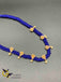 Nice silk thread braided chain with cz stones small pendants