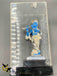 Blue enamel paint with silver coated lord kisha idol with securely covered fiberglass