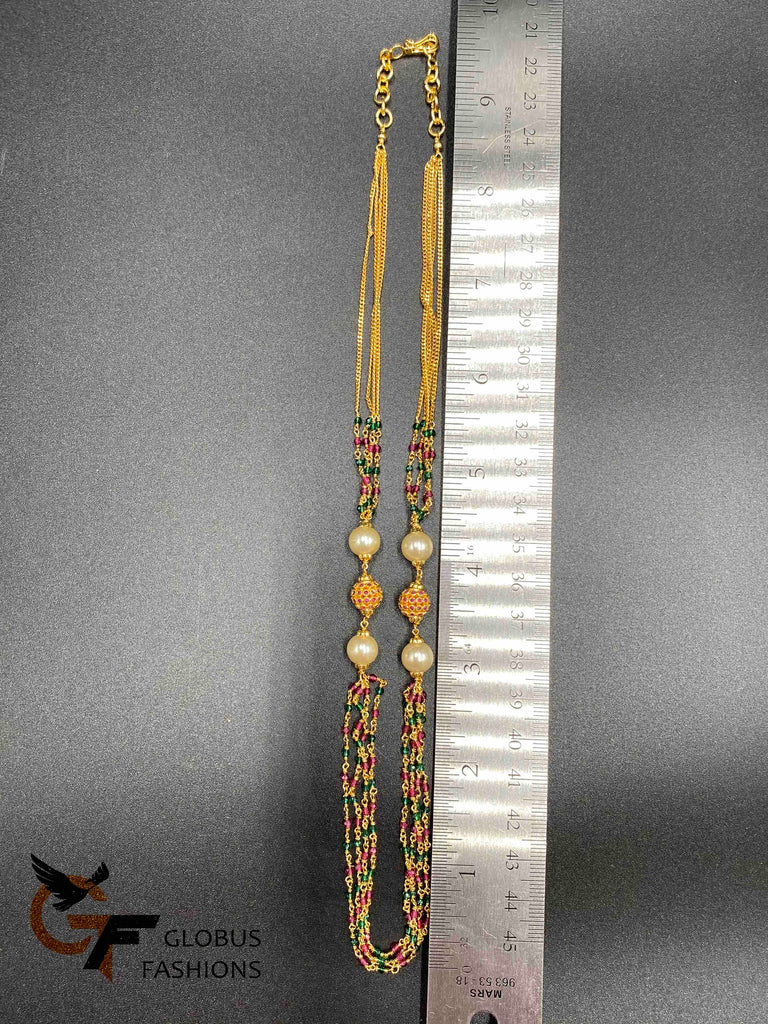 Multiple string multicolor Beads Chain