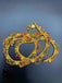 Elegant design gold chains with multicolor Stones anklets