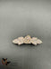 Cute peacock design white color stones hair clip