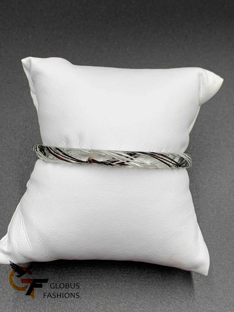 Black & White glass bangle