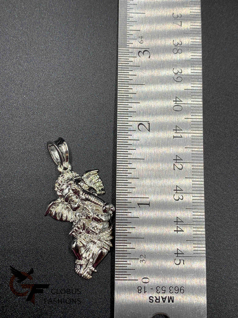 Cute Ganesha silver pendant