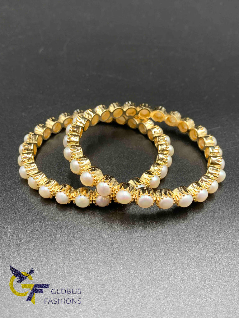 Natural real Pearls Bangles