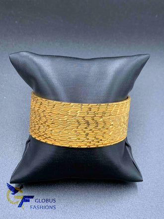 Set of 24 gold self design bangles